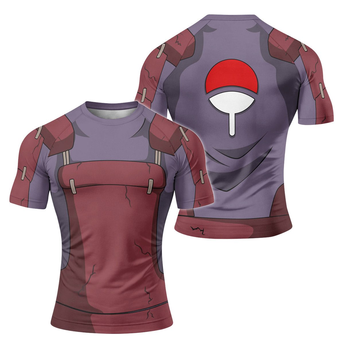 Naruto Uchiha Madara Armor Rash Guard