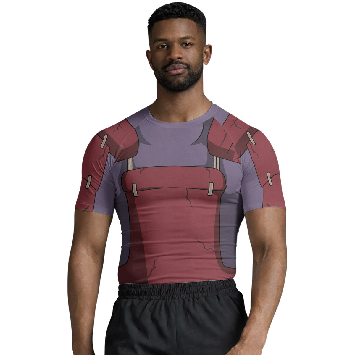 Naruto Uchiha Madara Armor Rash Guard