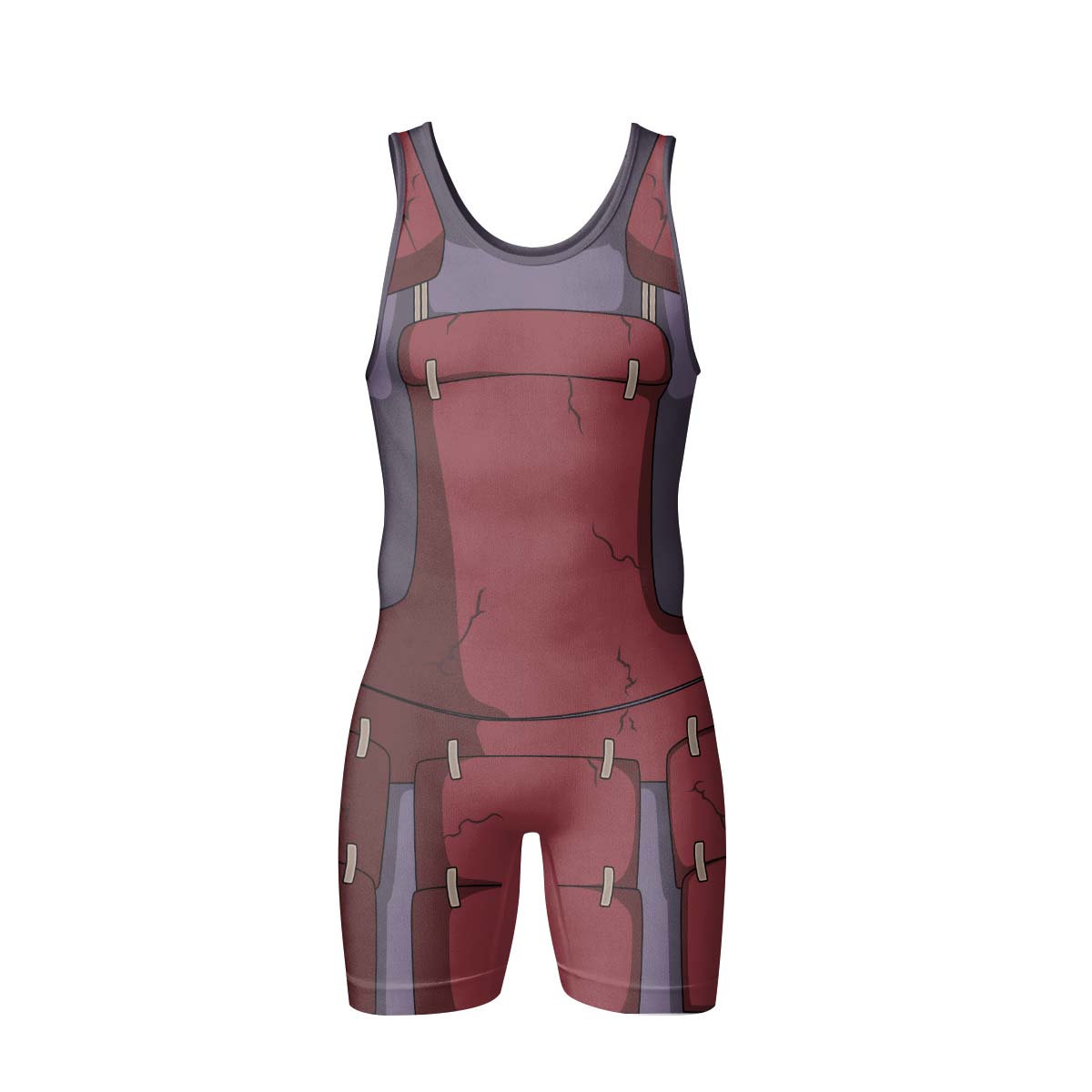 Naruto Uchiha Madara Armor Wrestling Singlet