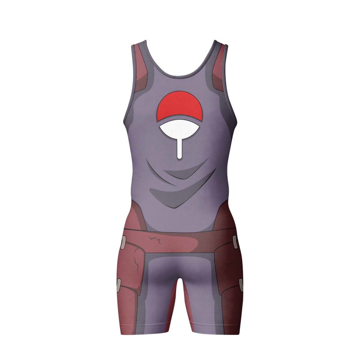 Naruto Uchiha Madara Armor Wrestling Singlet
