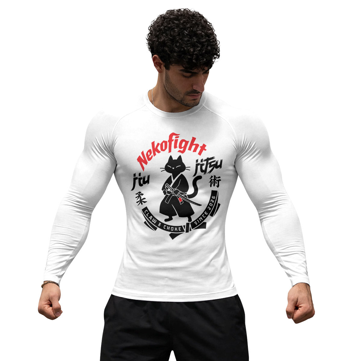 Nekofight Jiu Jitsu Rash Guard
