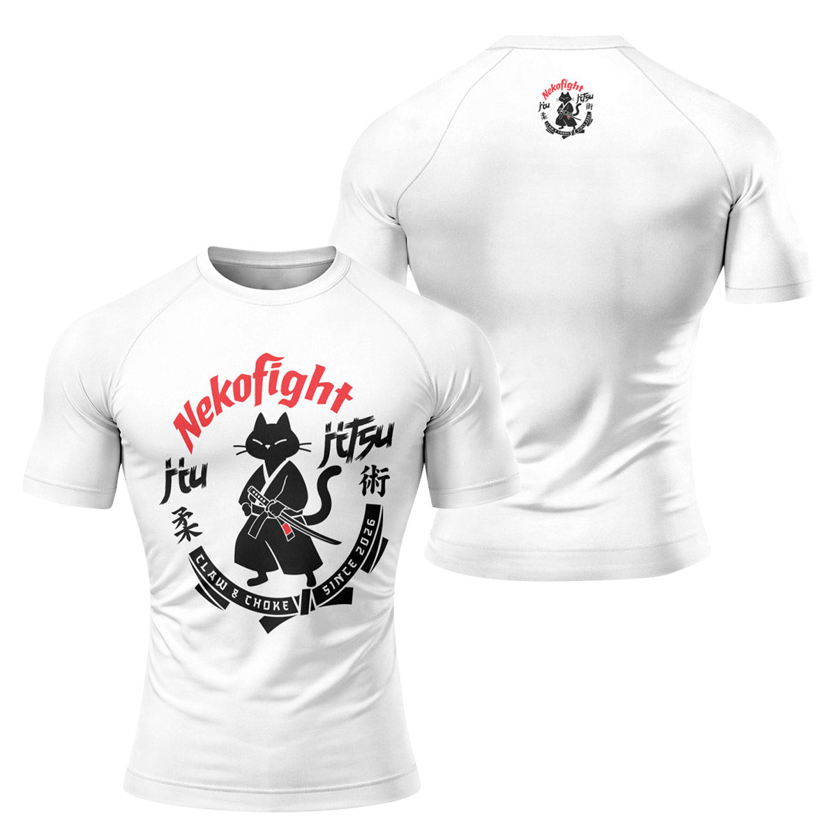 Nekofight Jiu Jitsu Rash Guard