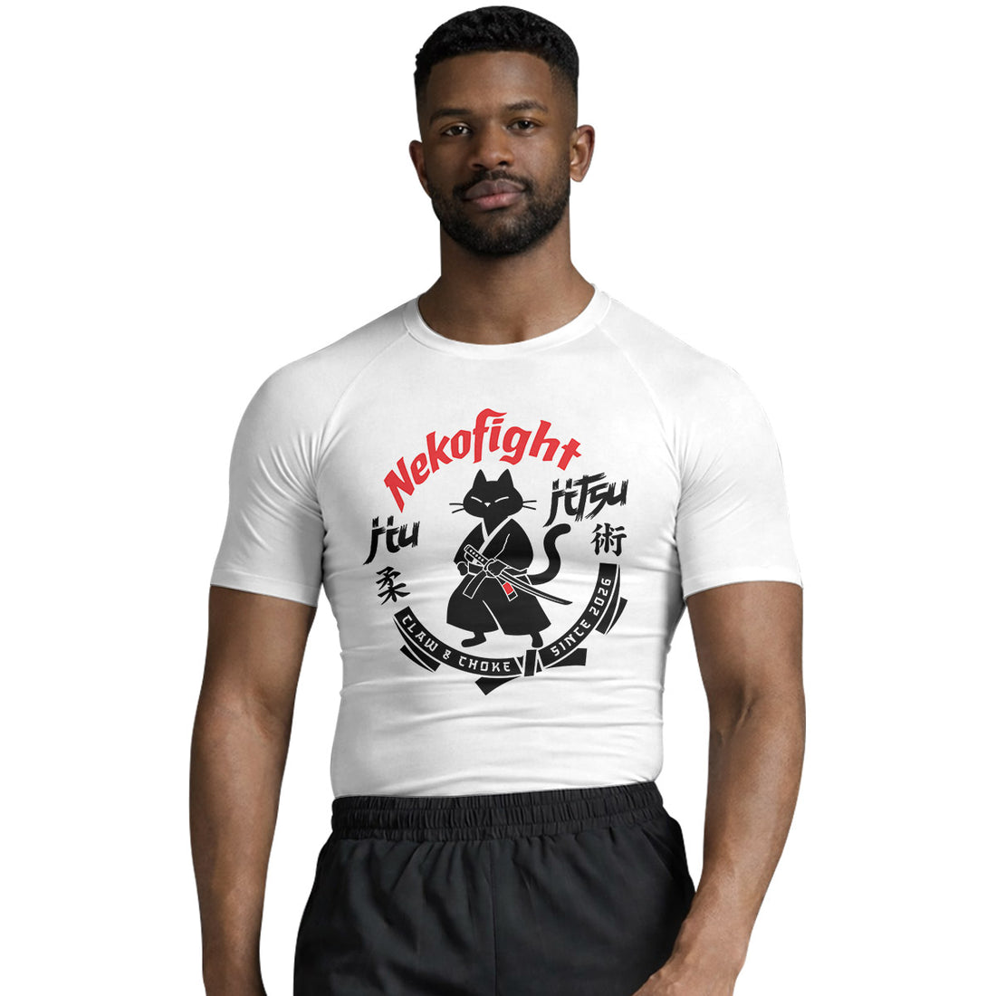 Nekofight Jiu Jitsu Rash Guard