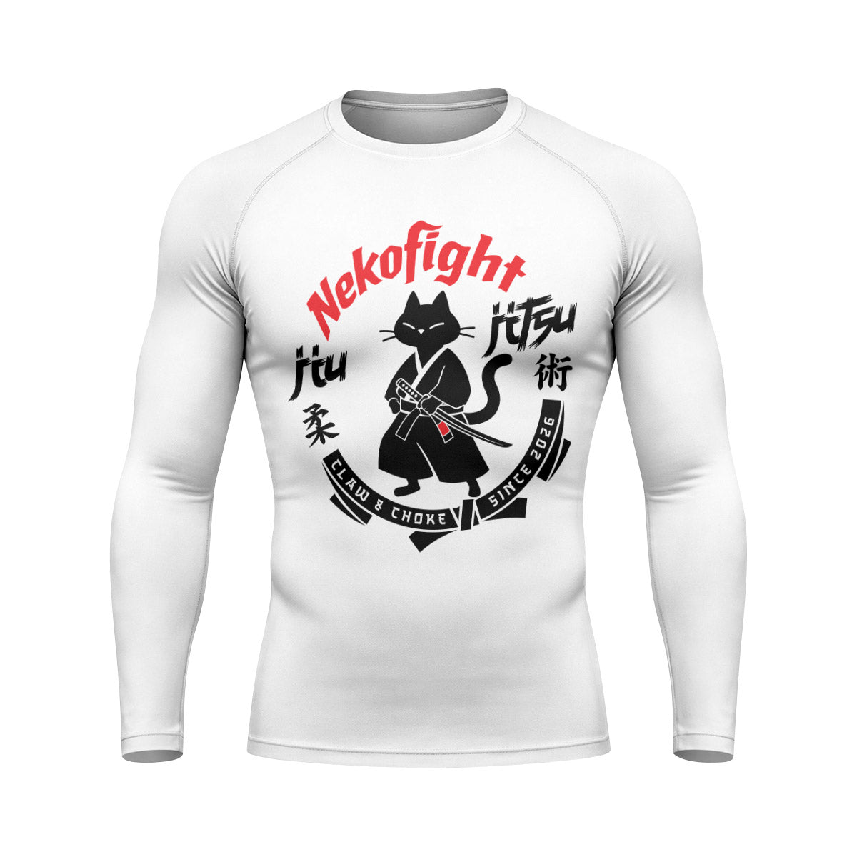 Nekofight Jiu Jitsu Rash Guard