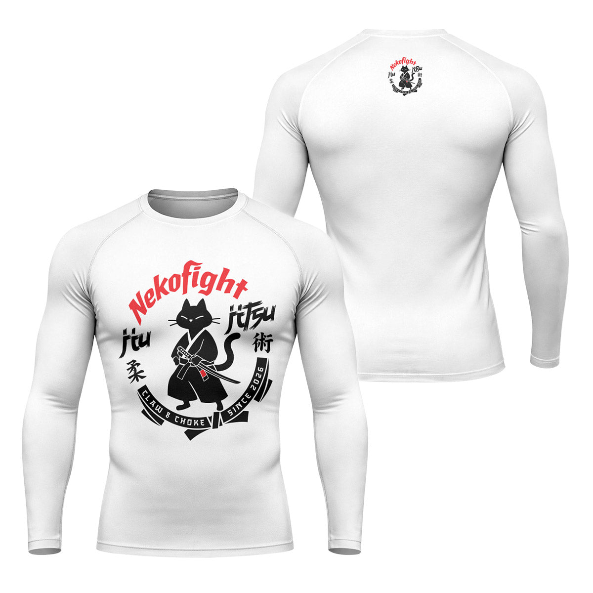 Nekofight Jiu Jitsu Rash Guard