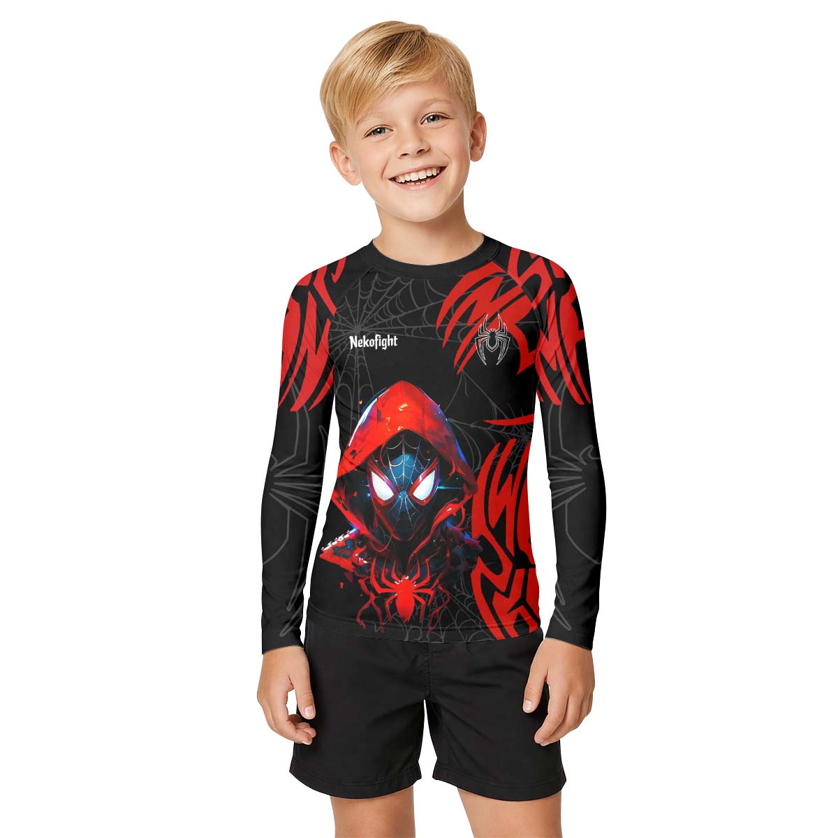  New Spider Man Kid Rash Guard