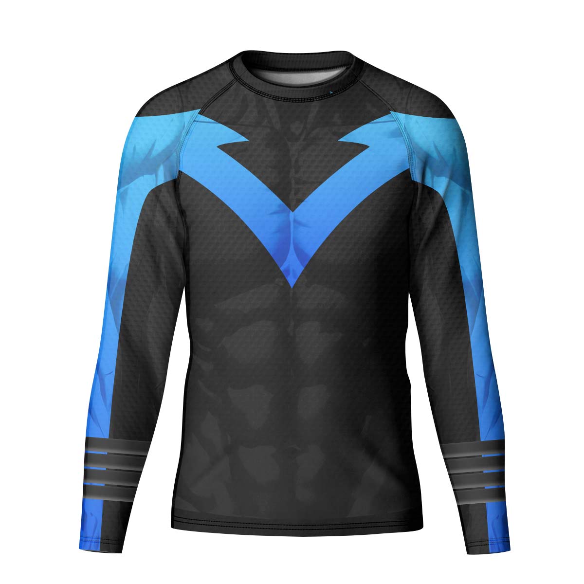  Nightwing Cosplay Kids Rash Guard