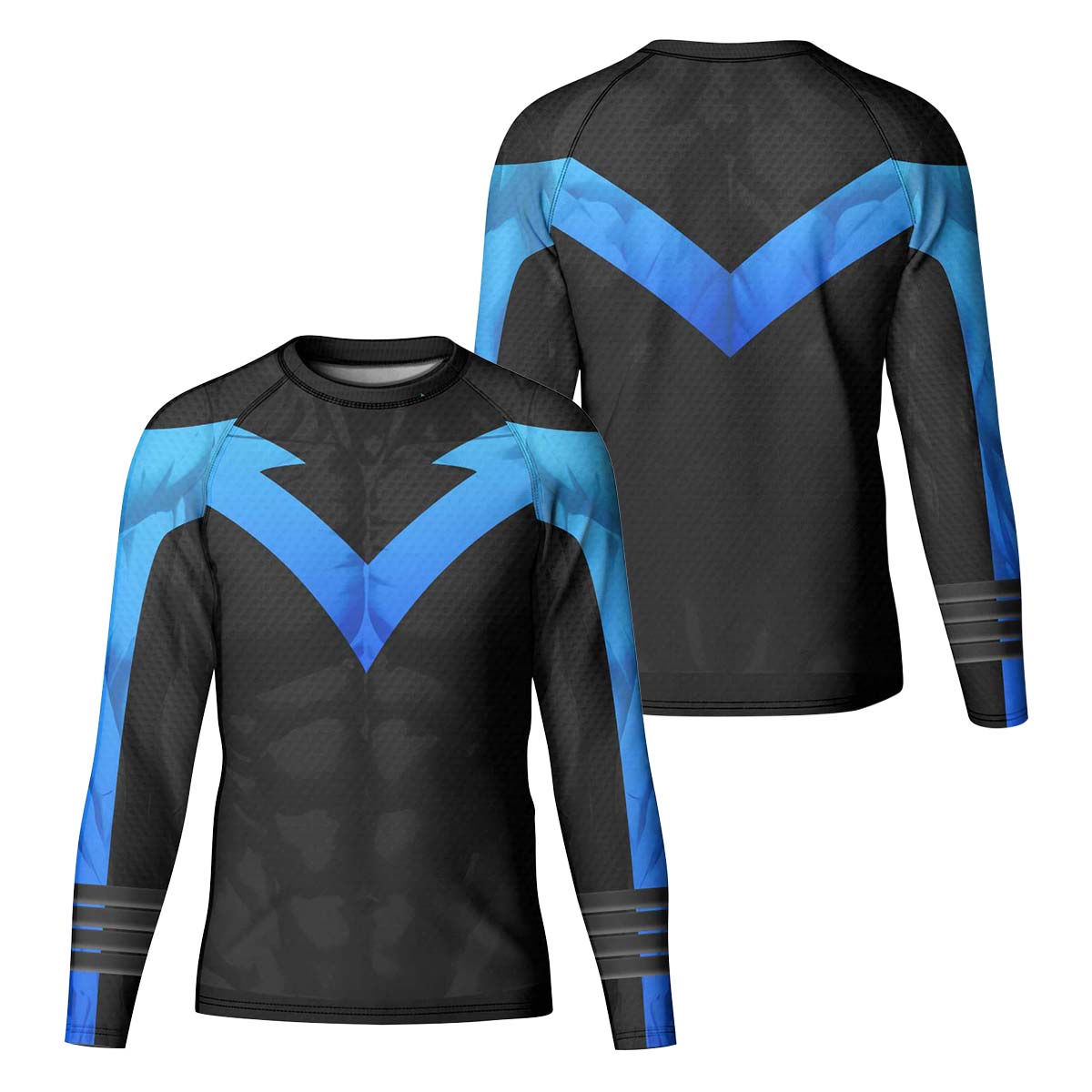 Nightwing Cosplay Kids Rash Guard