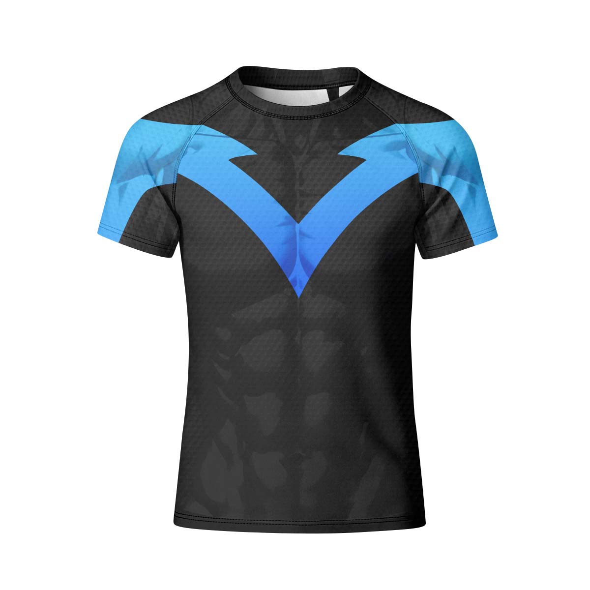  Nightwing Cosplay Kids Rash Guard