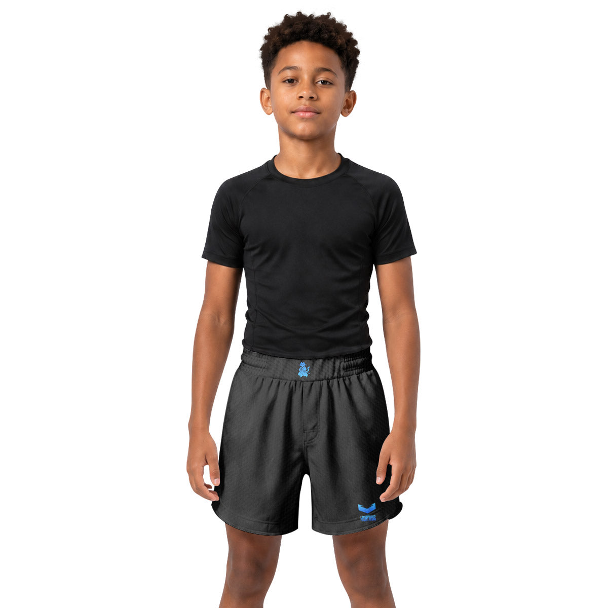 Nightwing Cosplay Kids Grappling Shorts