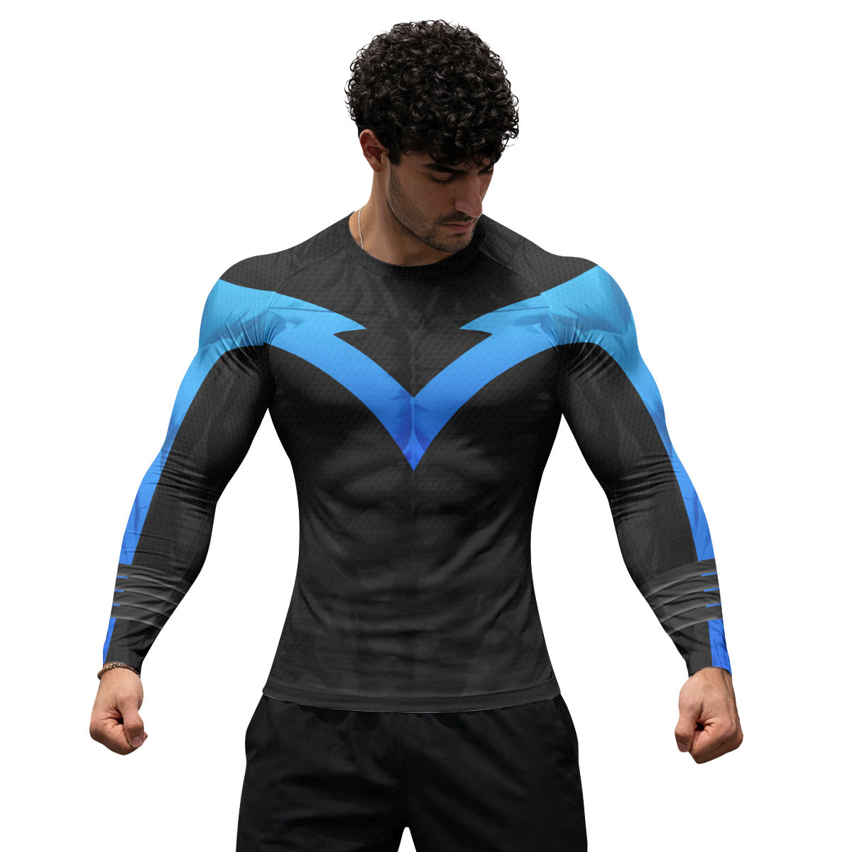 Nightwing Cosplay Rash Guard