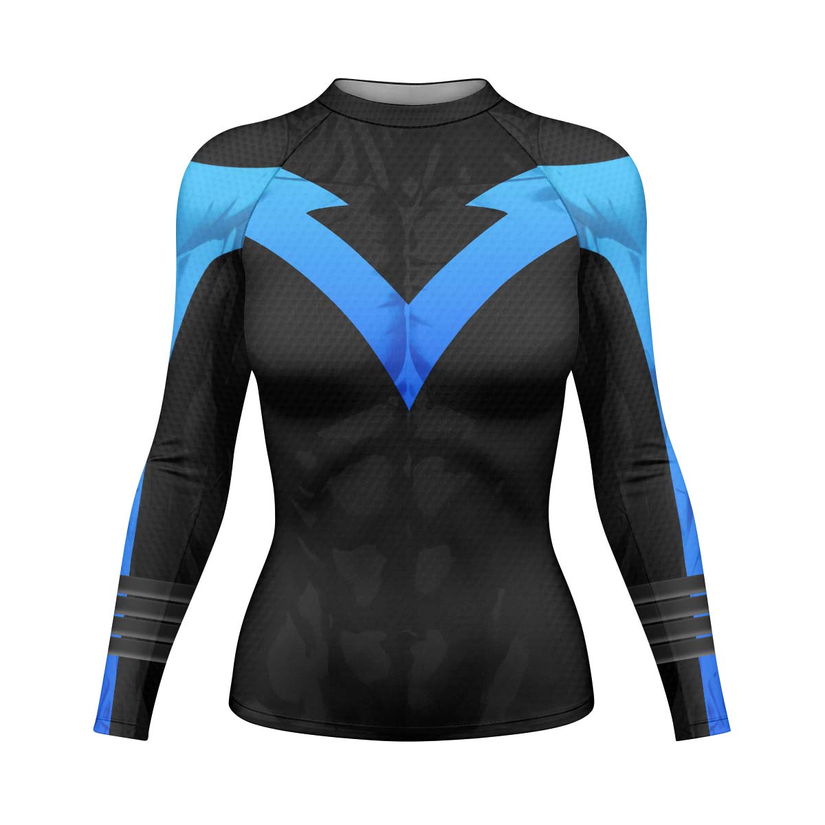  Nightwing Cosplay Rash Guard