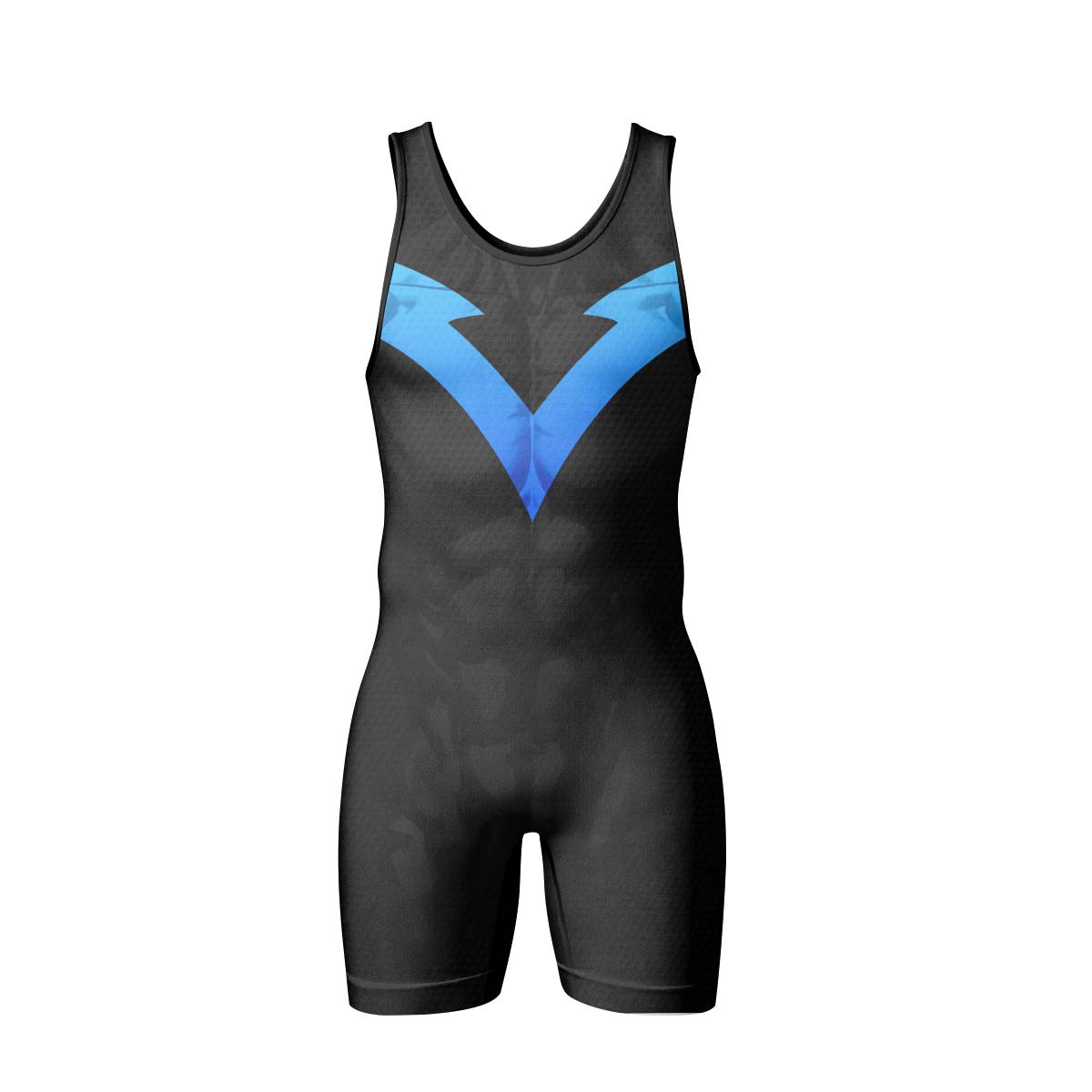  Nightwing Cosplay Wrestling Singlet