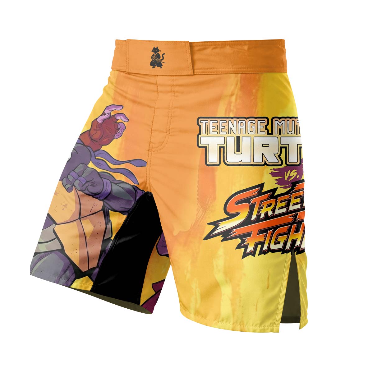 Ninja Turtle Versus Street Fighter Fight Shorts