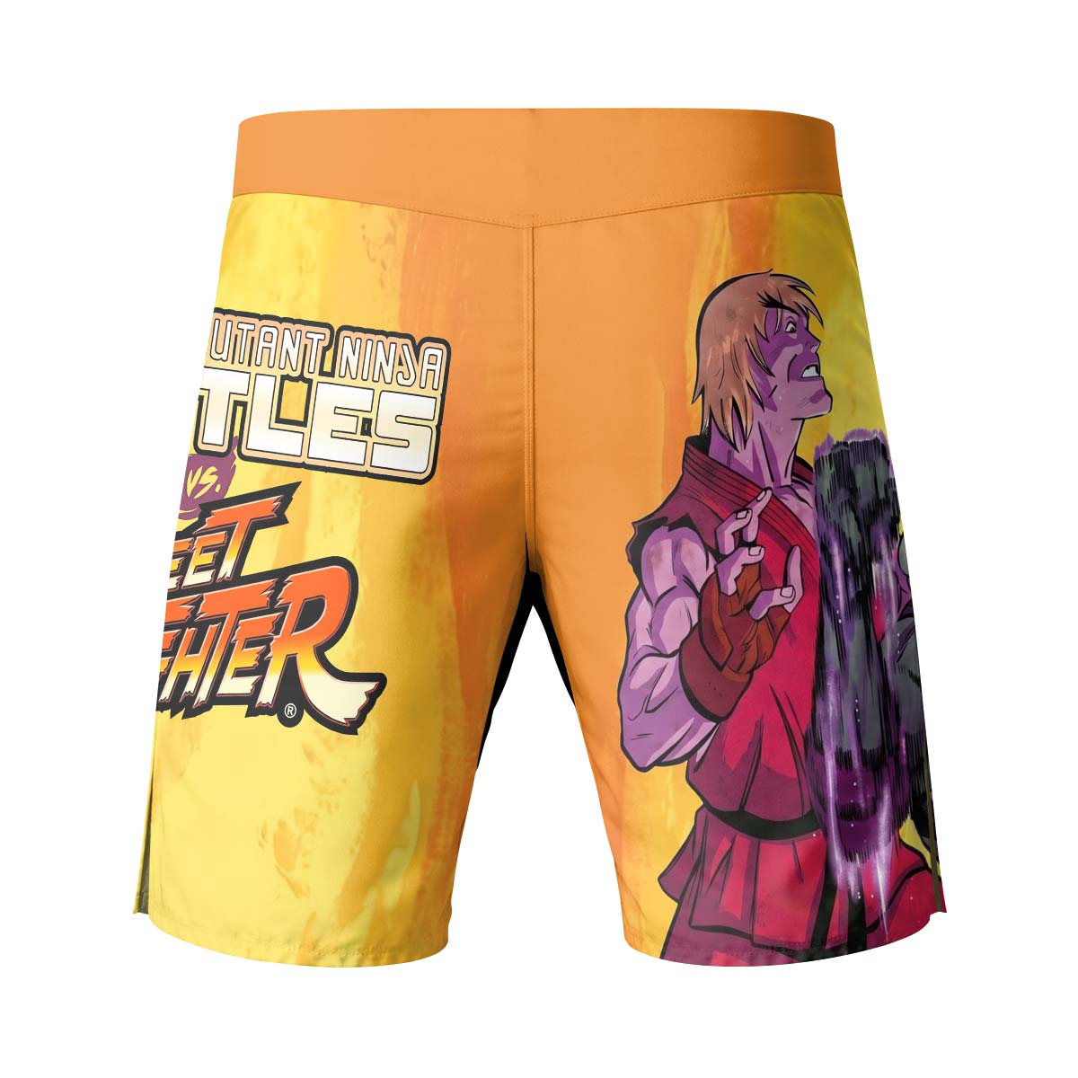 Ninja Turtle Versus Street Fighter Fight Shorts