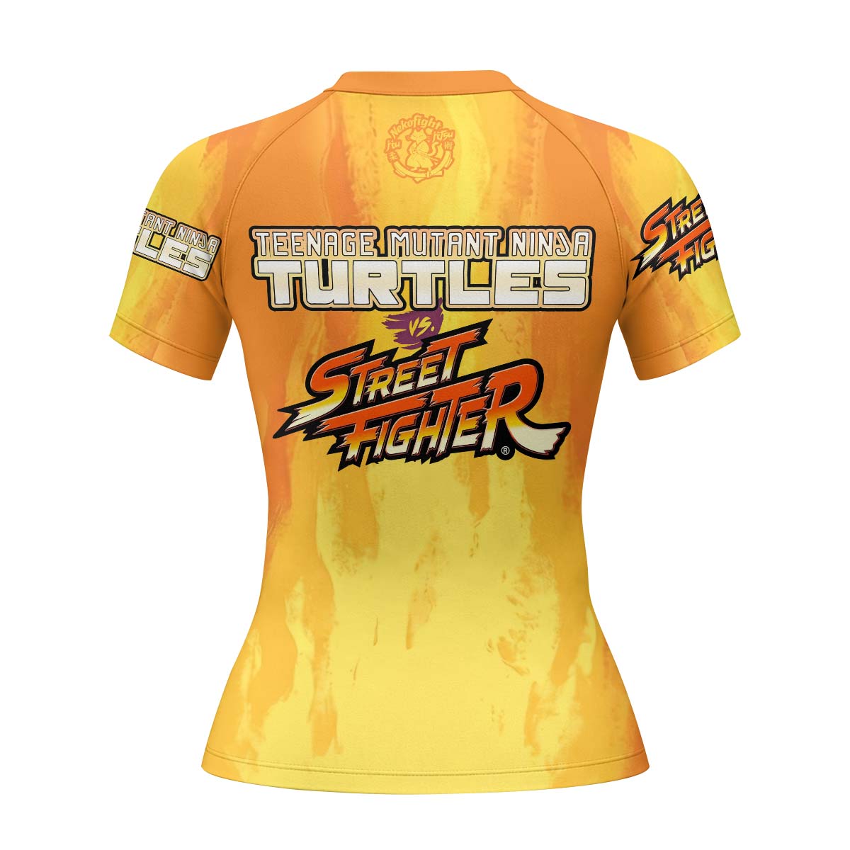 Ninja Turtle Versus Street Fighter Rash Guard