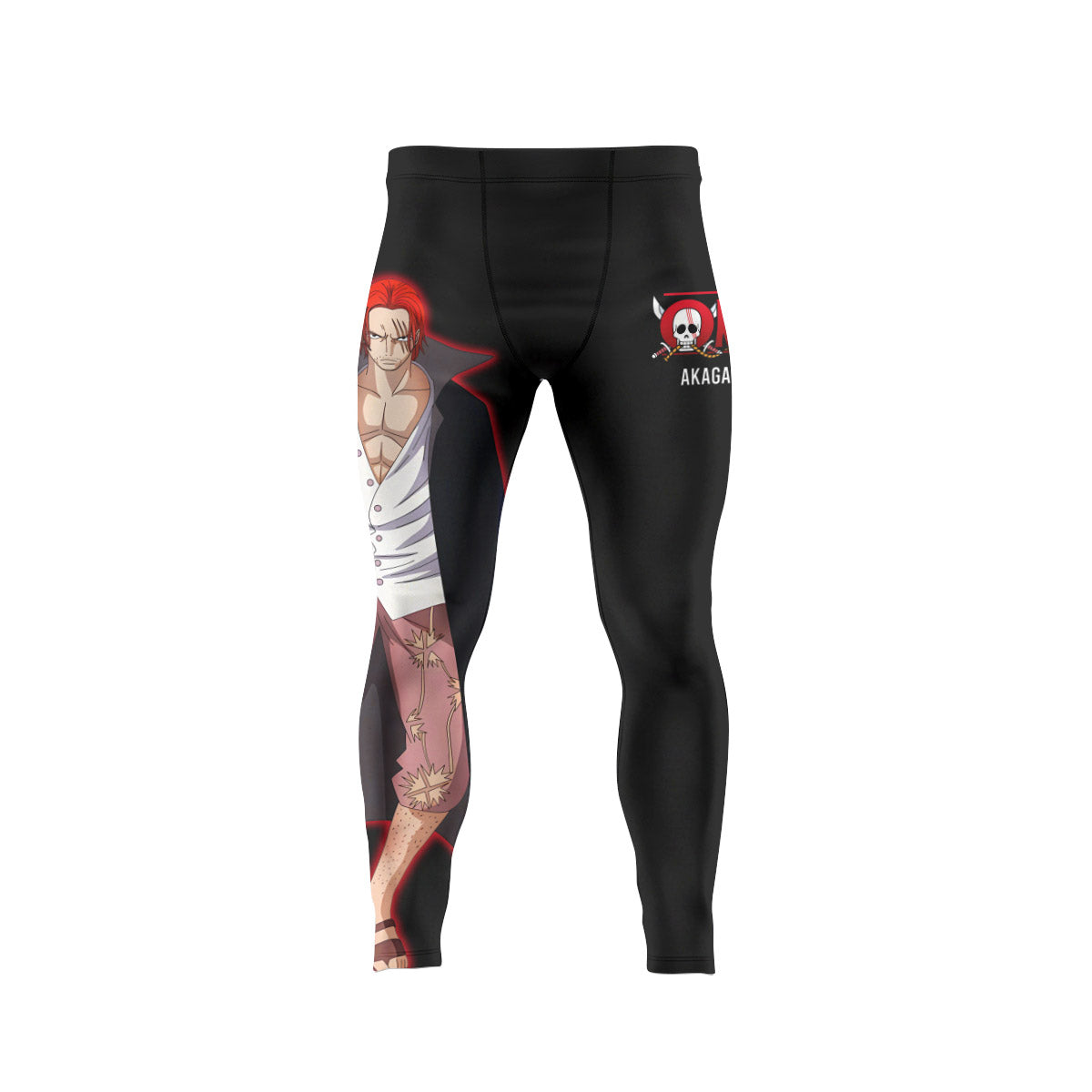  One Piece Akagami no Shanks Men's Compression Leggings