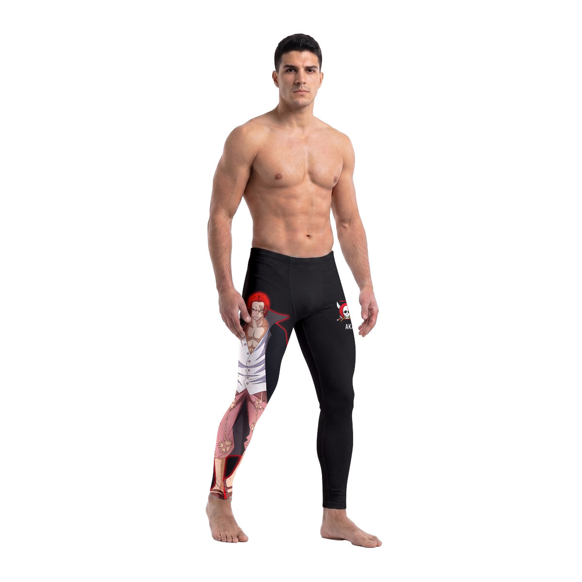  One Piece Akagami no Shanks Men's Compression Leggings
