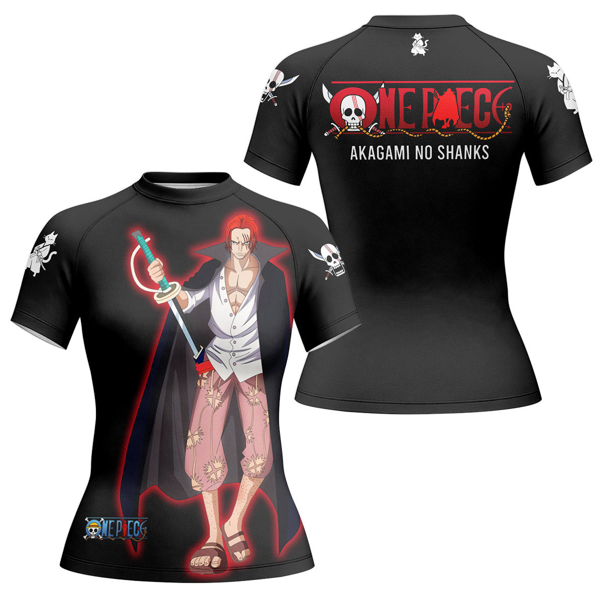 One Piece Akagami no Shanks Rash Guard