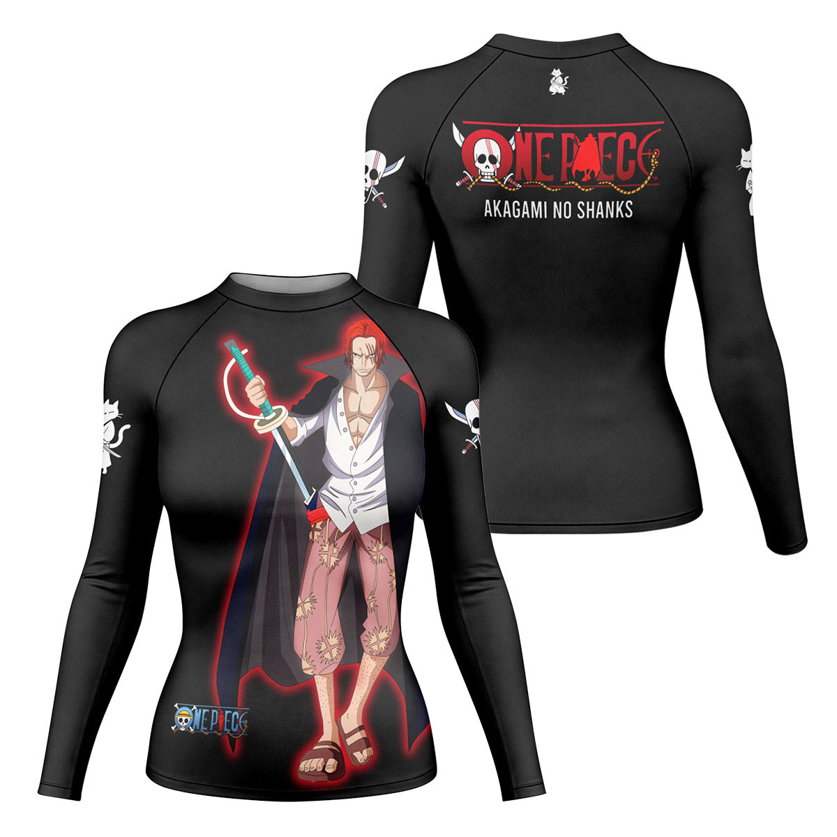 One Piece Akagami no Shanks Rash Guard