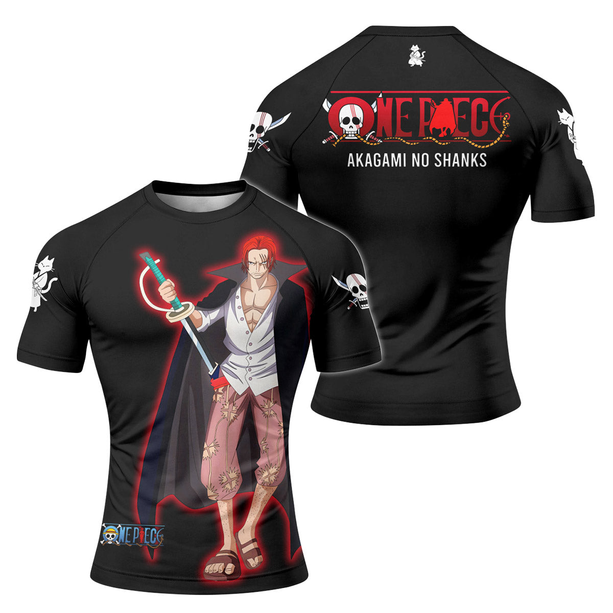 One Piece Akagami no Shanks Rash Guard