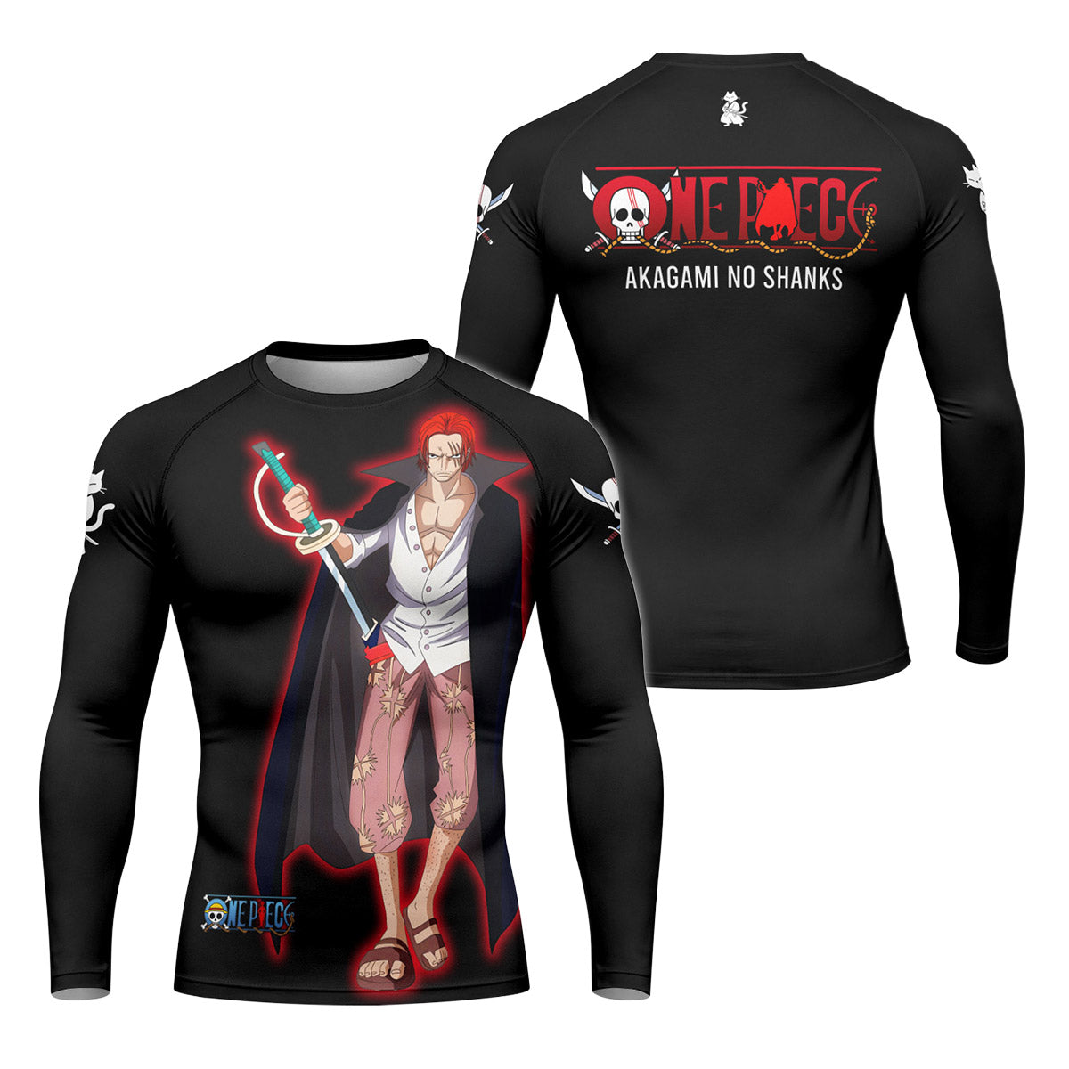 One Piece Akagami no Shanks Rash Guard