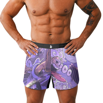 One Piece Giant Luffy Gear 5 Grappling Shorts