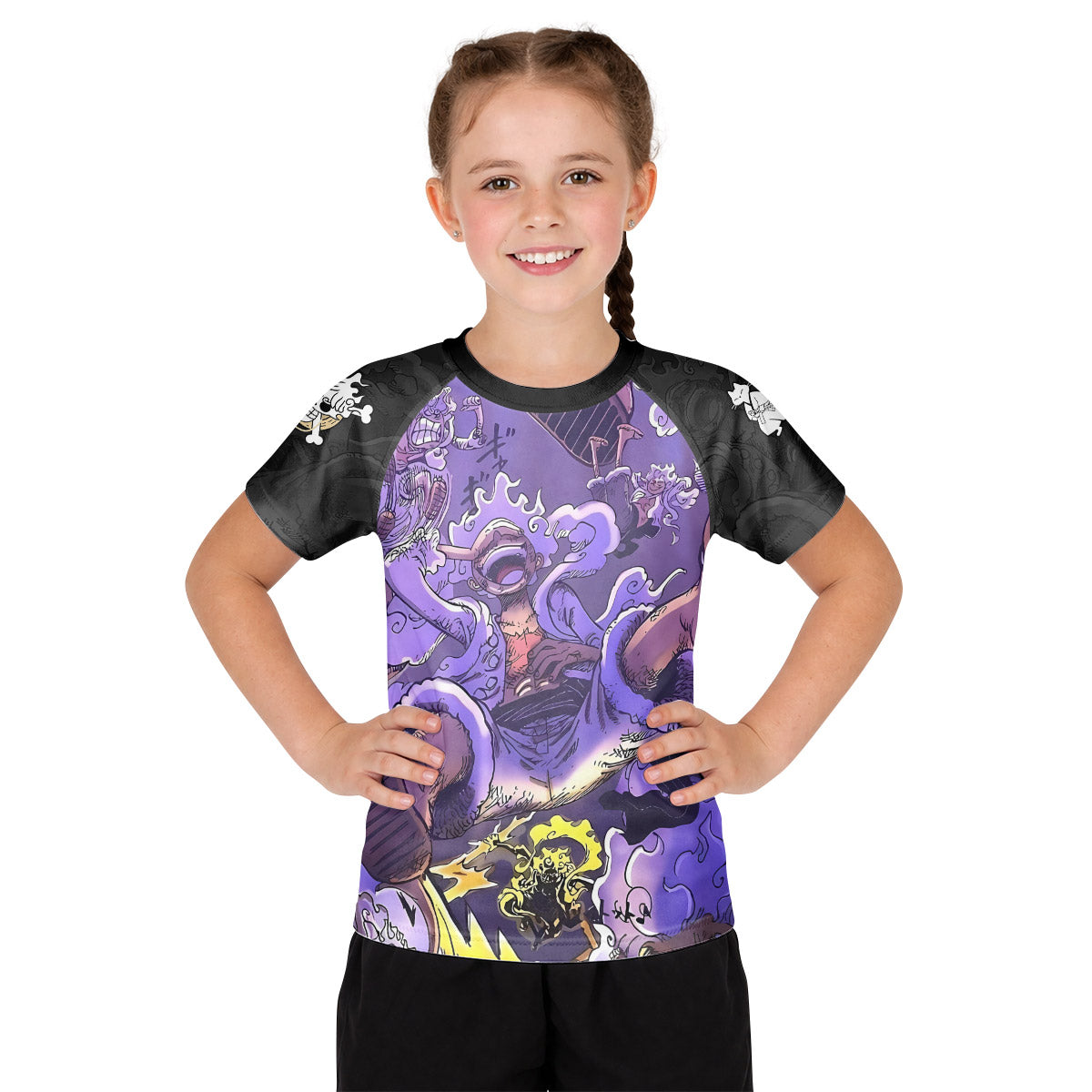 One Piece Giant Luffy Gear 5 Kid Rash Guard
