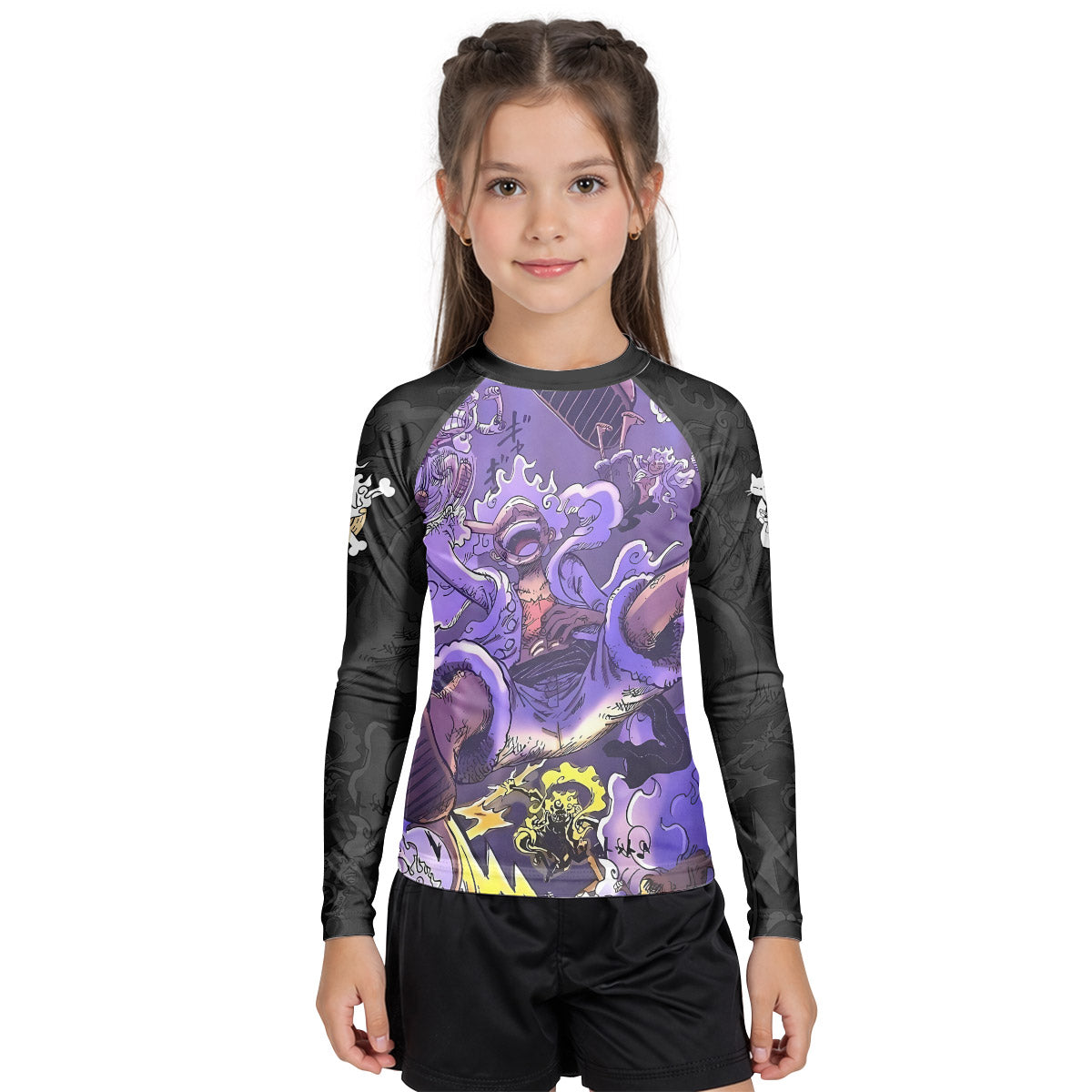 One Piece Giant Luffy Gear 5 Kid Rash Guard