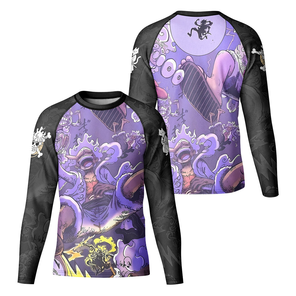 One Piece Giant Luffy Gear 5 Kid Rash Guard