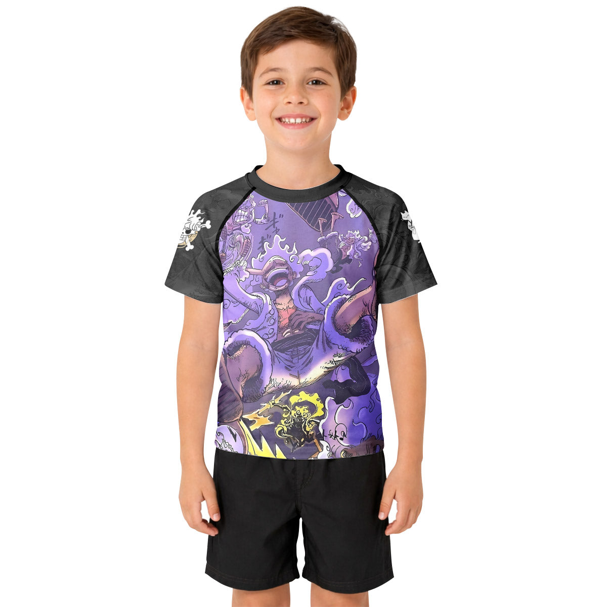 One Piece Giant Luffy Gear 5 Kid Rash Guard