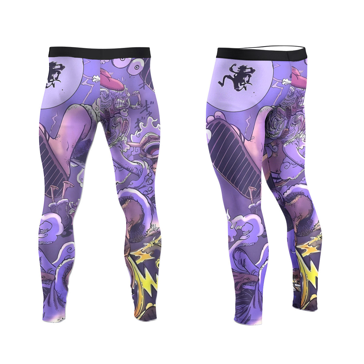  One Piece Giant Luffy Gear 5 Men's Compression Leggings