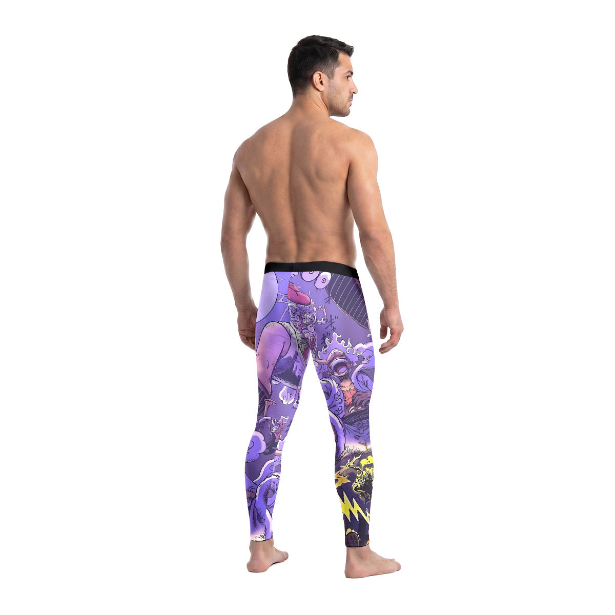  One Piece Giant Luffy Gear 5 Men's Compression Leggings