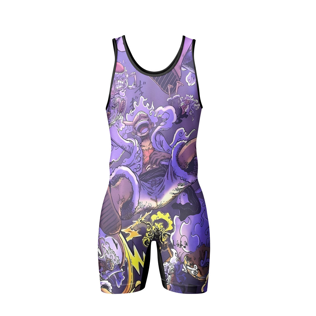 One Piece Giant Luffy Gear 5 Wrestling Singlet