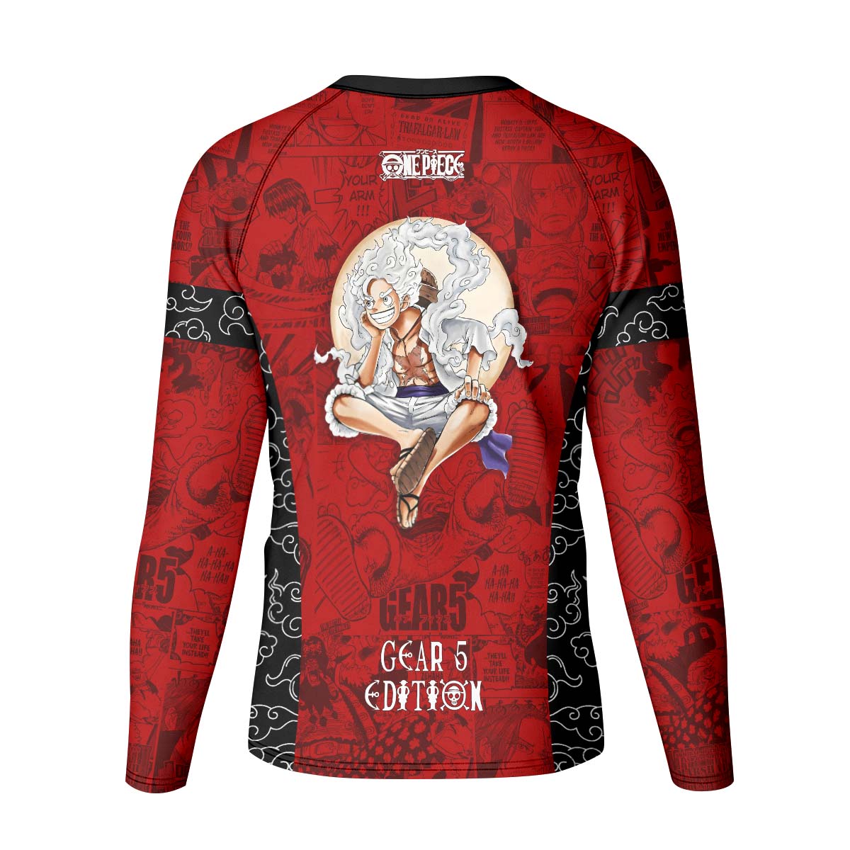 One Piece Luffy Gear 5 Kid Rash Guard