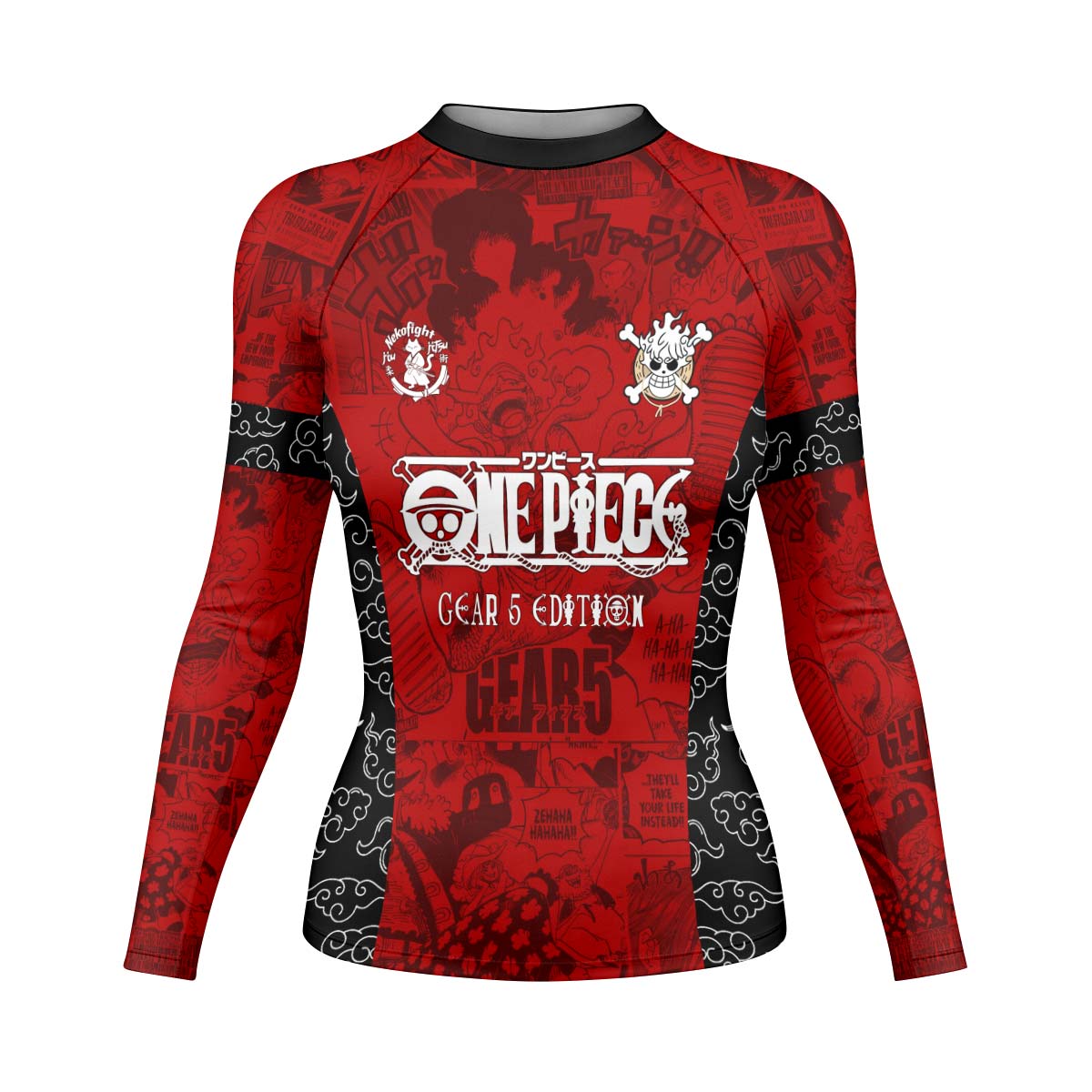 One Piece Luffy Gear 5 Rash Guard