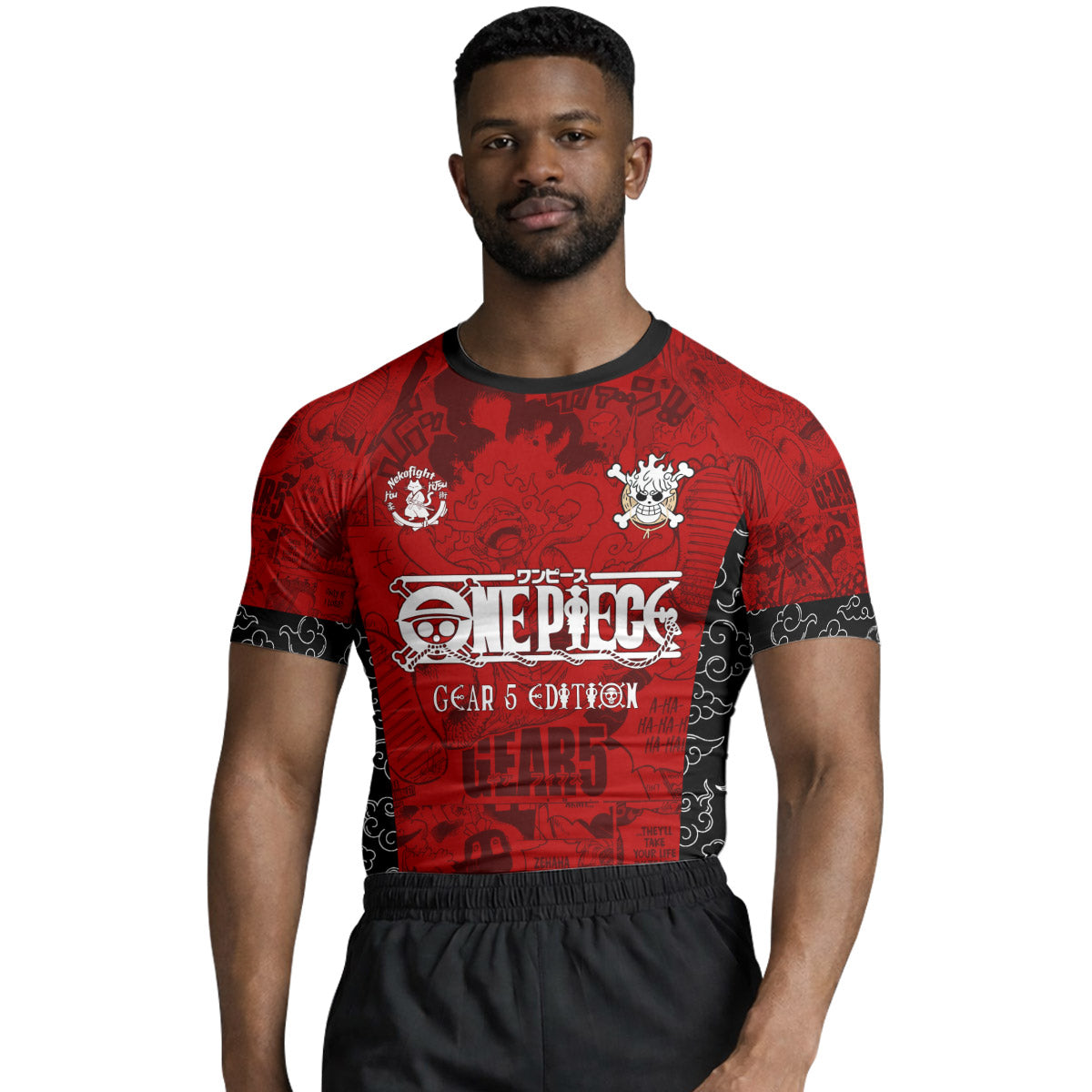 One Piece Luffy Gear 5 Rash Guard