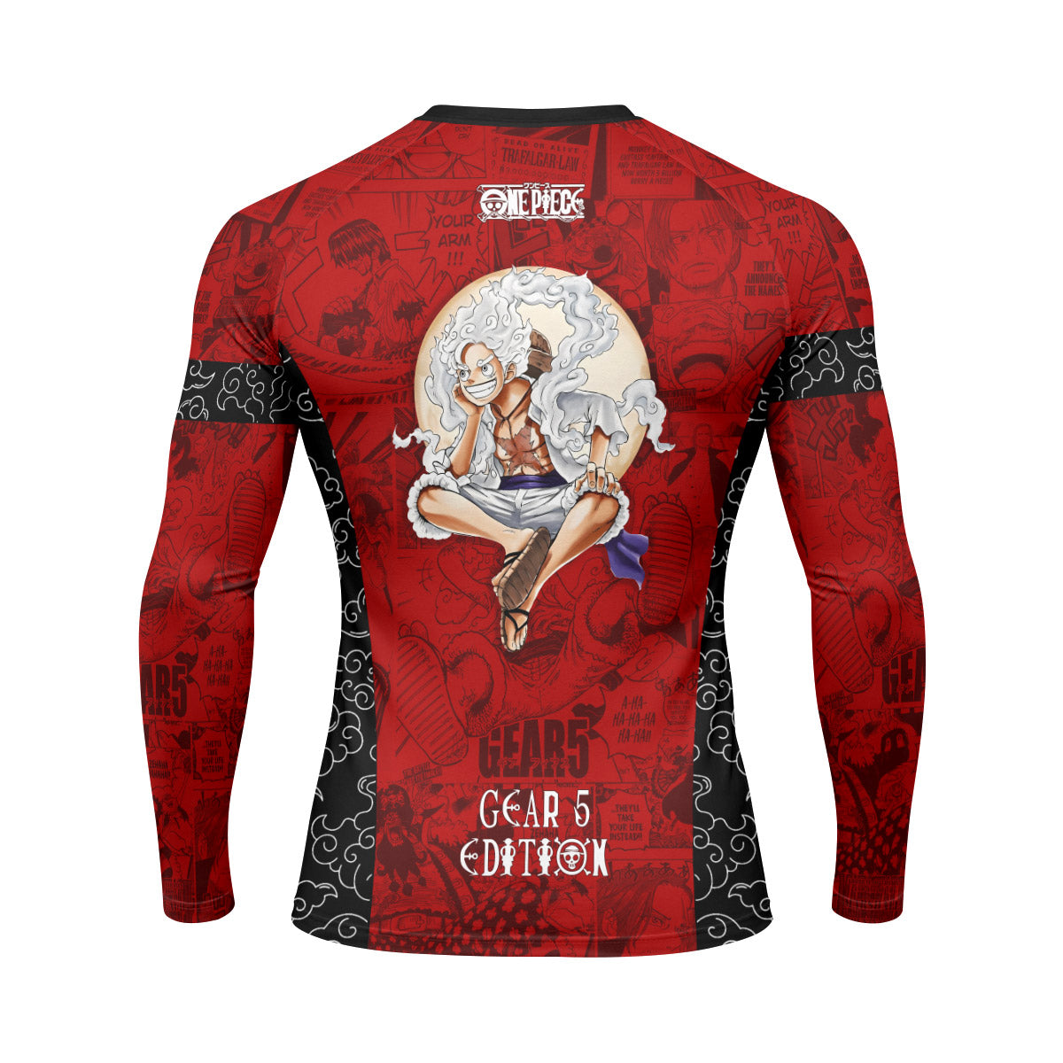 One Piece Luffy Gear 5 Rash Guard