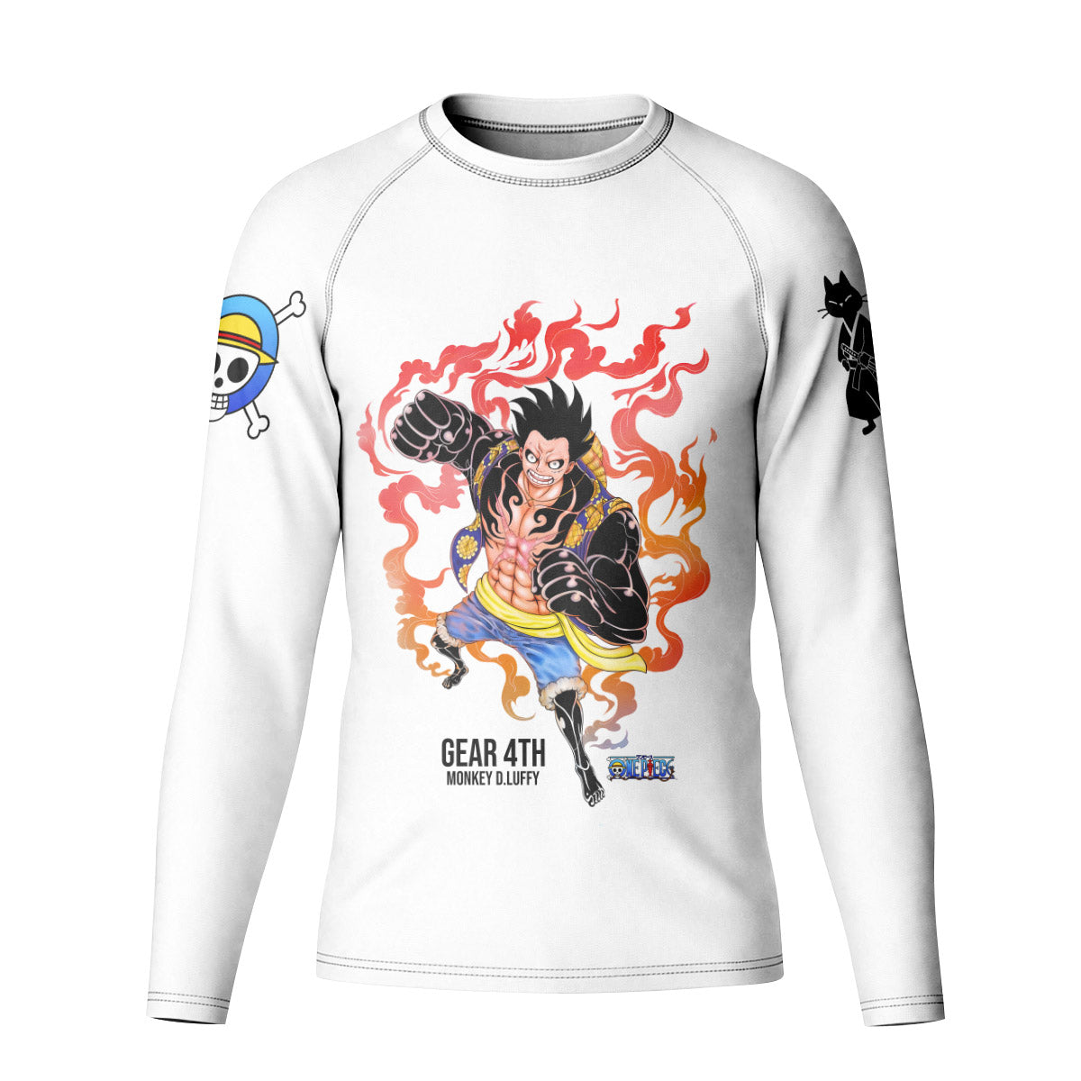 One Piece Luffy Gear Fourth Kid Rash Guard