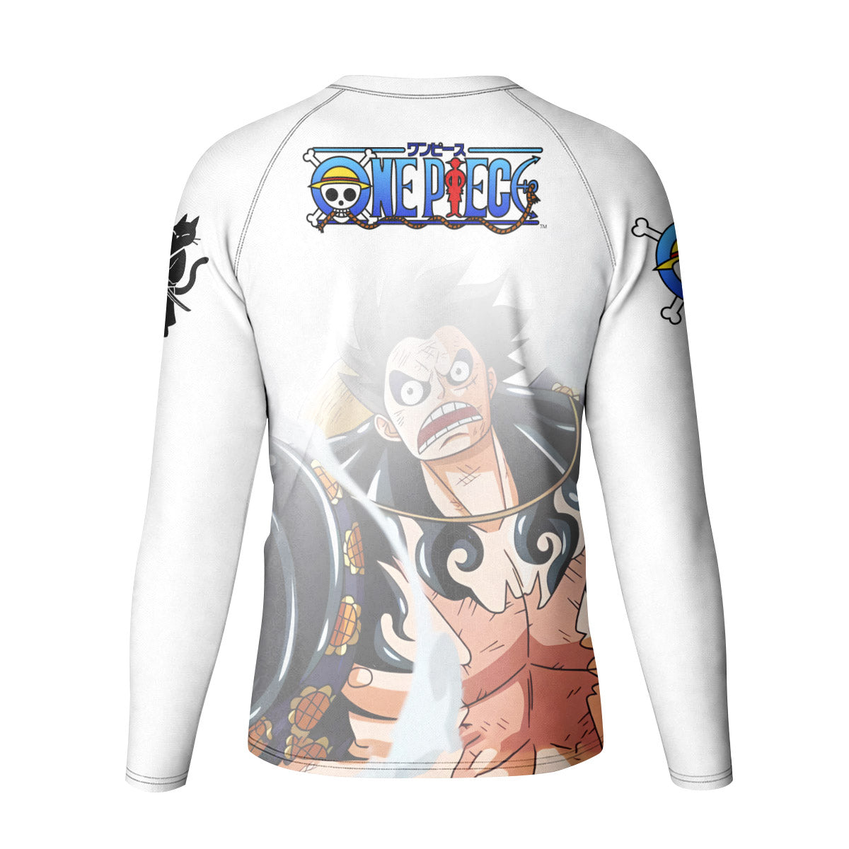 One Piece Luffy Gear Fourth Kid Rash Guard