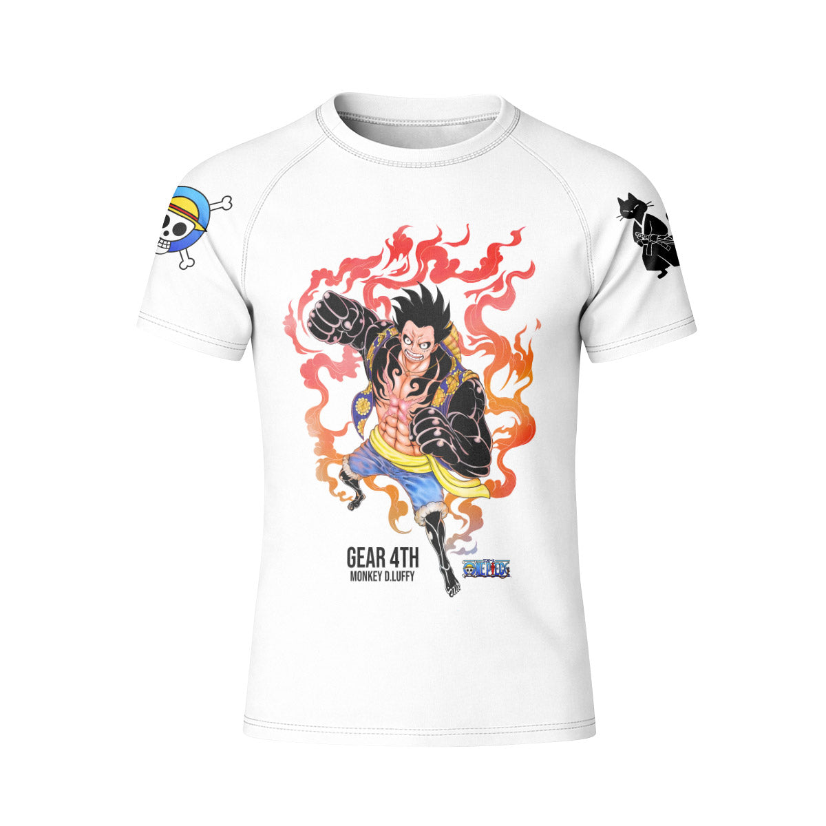 One Piece Luffy Gear Fourth Kid Rash Guard