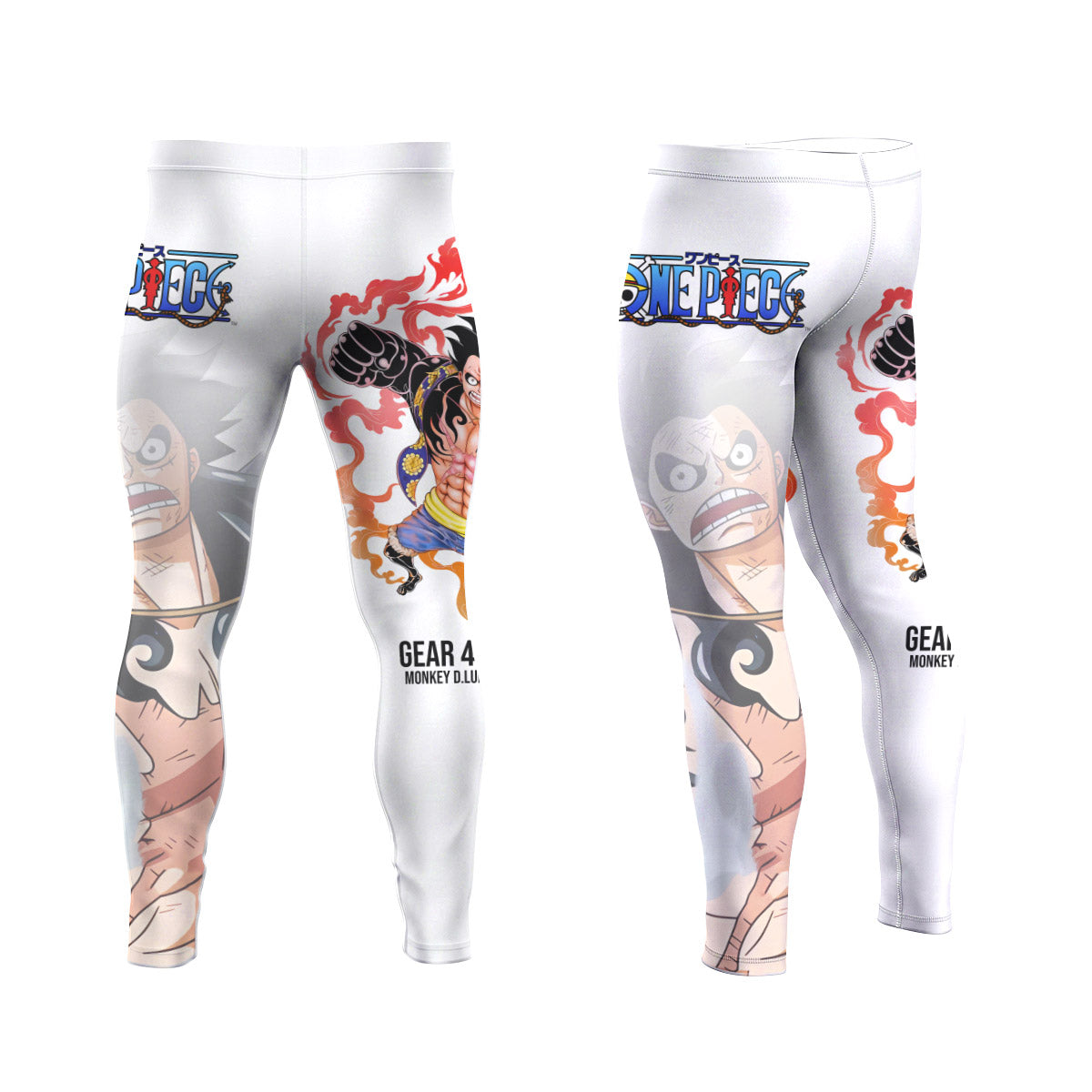  One Piece Luffy Gear Fourth Men's Compression Leggings