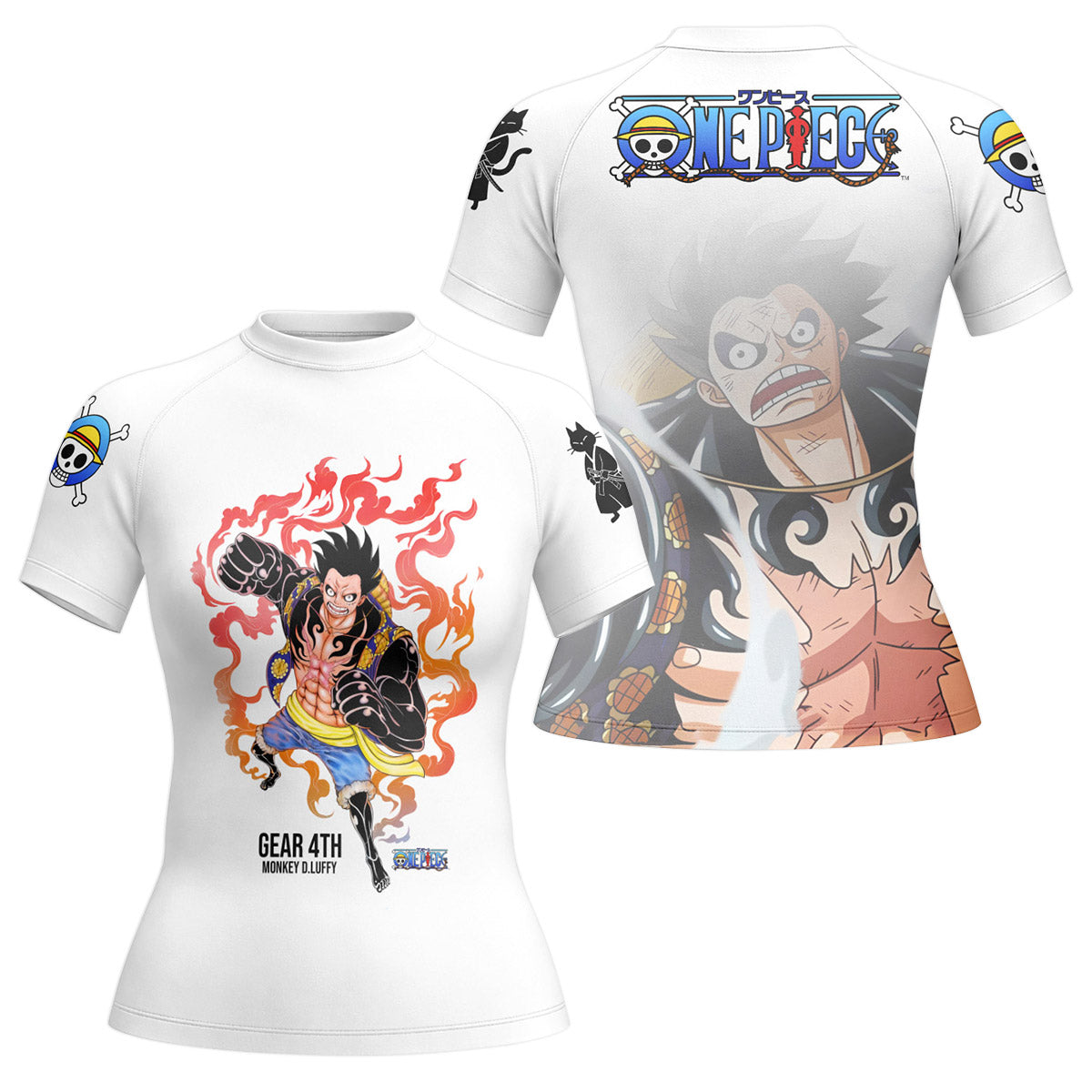 One Piece Luffy Gear Fourth Rash Guard