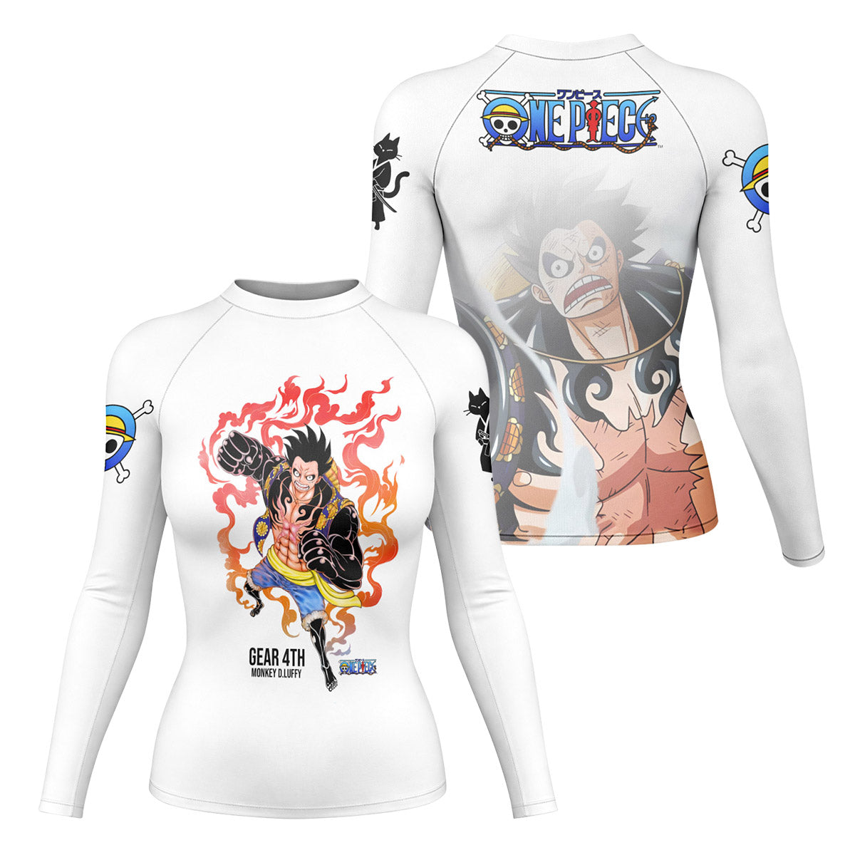 One Piece Luffy Gear Fourth Rash Guard
