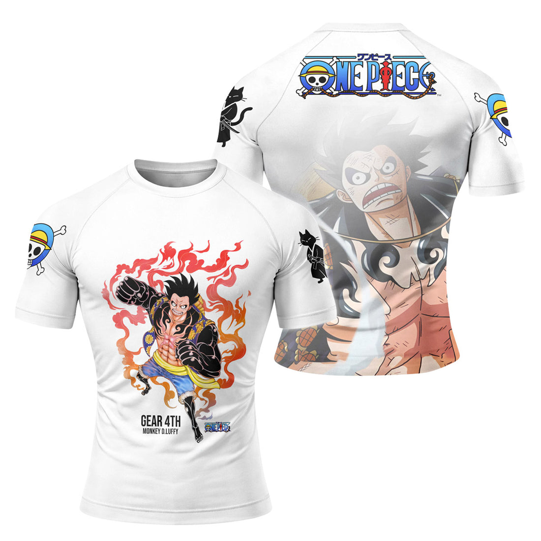 One Piece Luffy Gear Fourth Rash Guard