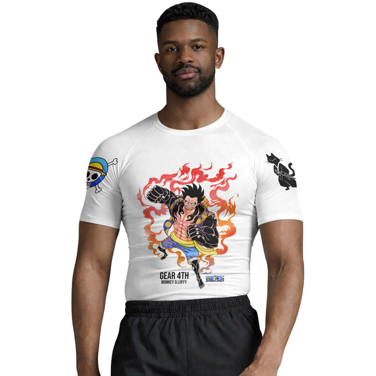 One Piece Luffy Gear Fourth Rash Guard