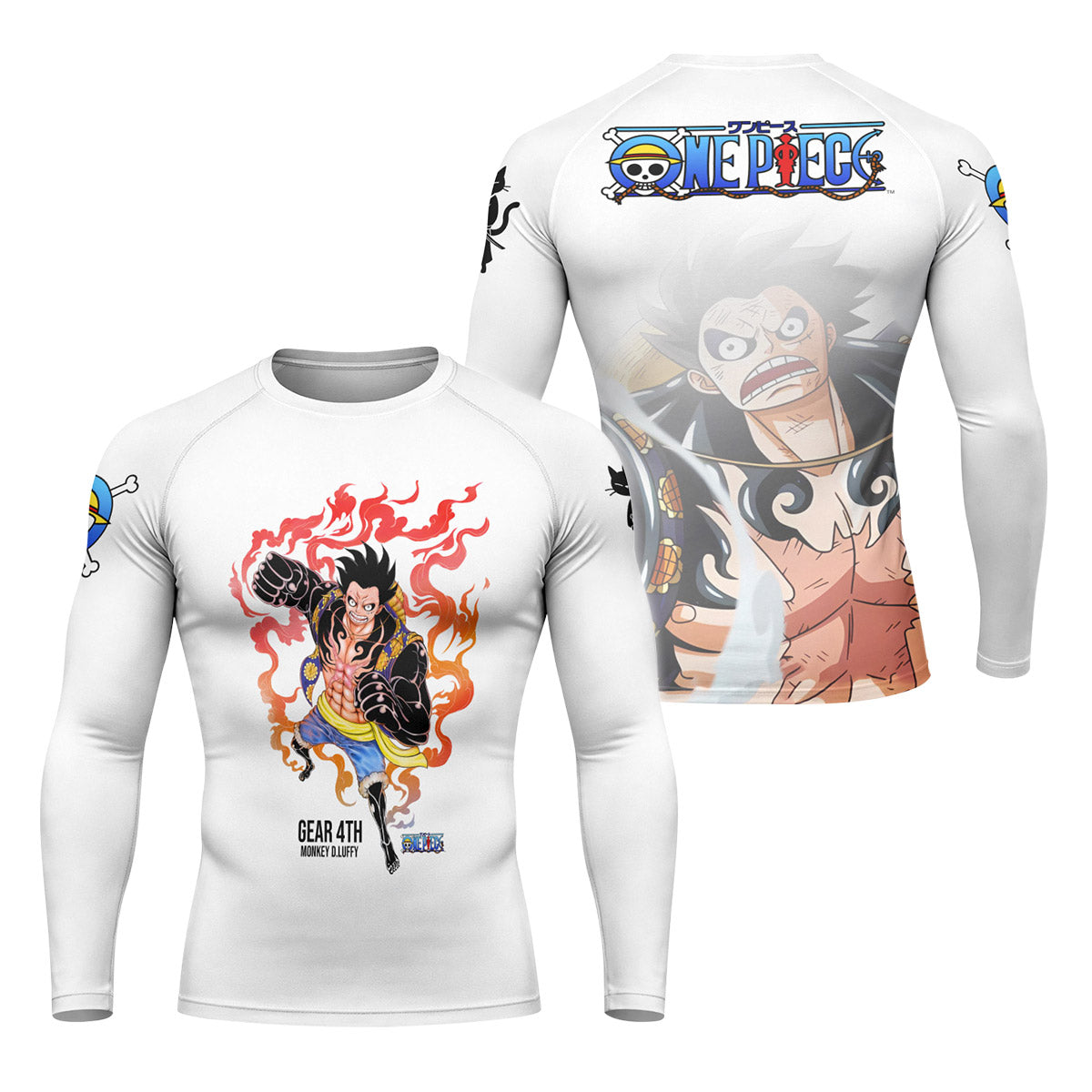One Piece Luffy Gear Fourth Rash Guard