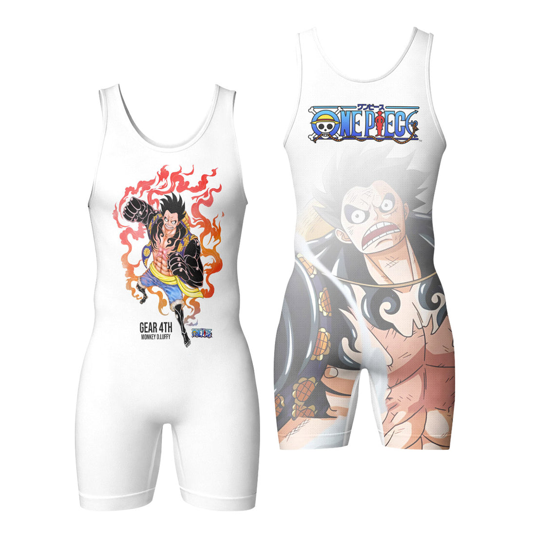 One Piece Luffy Gear Fourth Wrestling Singlet