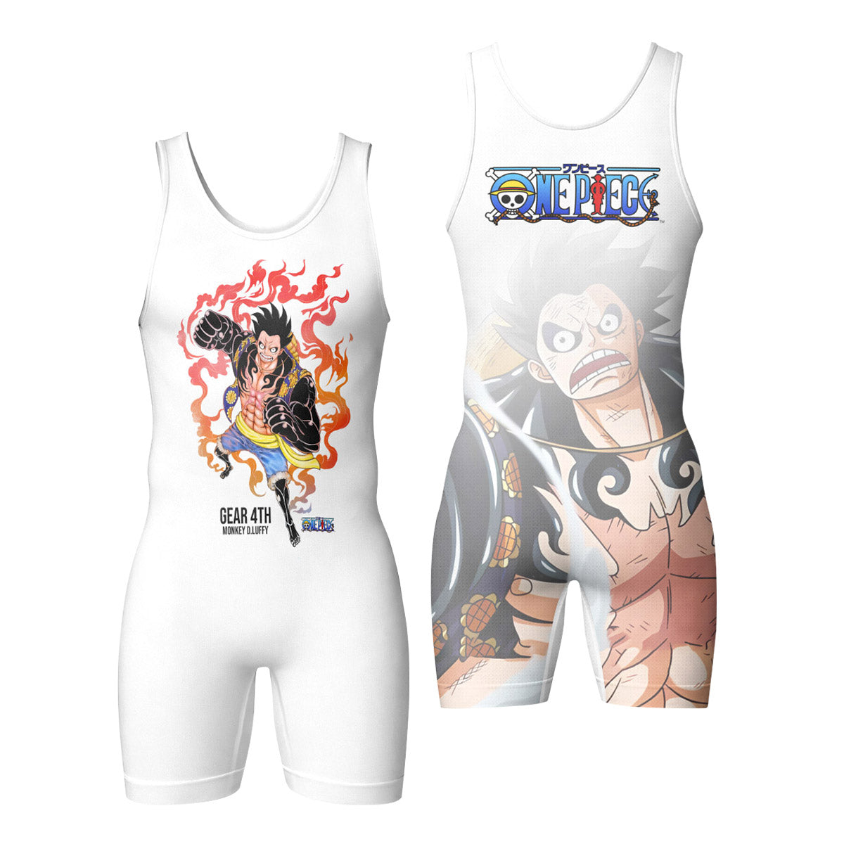 One Piece Luffy Gear Fourth Wrestling Singlet