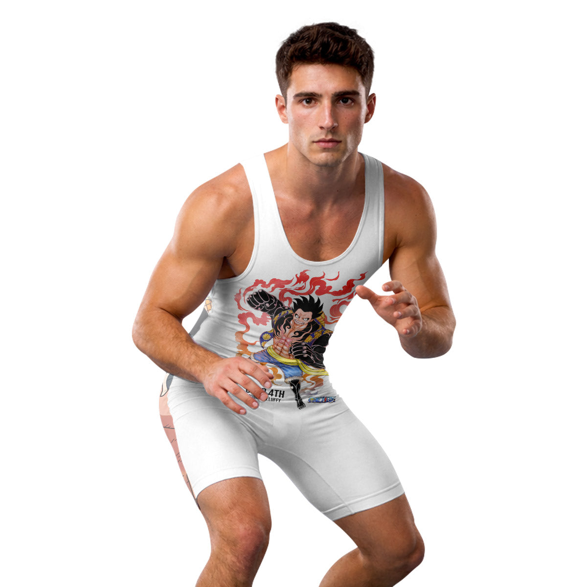 One Piece Luffy Gear Fourth Wrestling Singlet